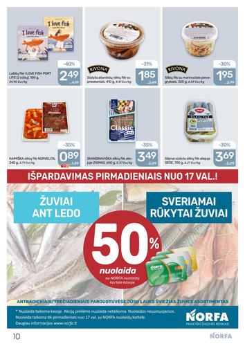 NORFA akcijų leidinys Nr. 17 nuo rugpjūčio 20 d.
