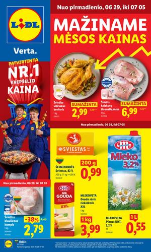 LIDL maisto akcijų leidinys nuo birželio 29 d.