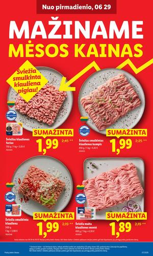 LIDL maisto akcijų leidinys nuo birželio 29 d.