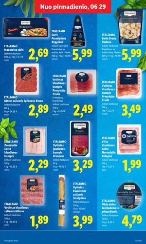 LIDL maisto akcijų leidinys nuo birželio 29 d.