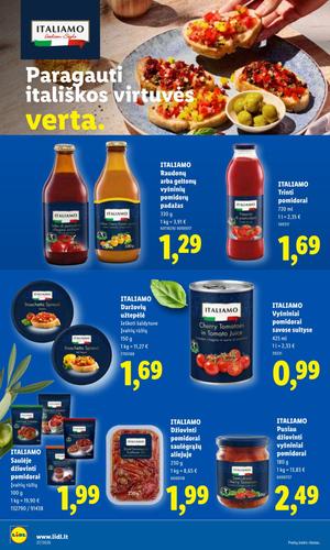 LIDL maisto akcijų leidinys nuo birželio 29 d.