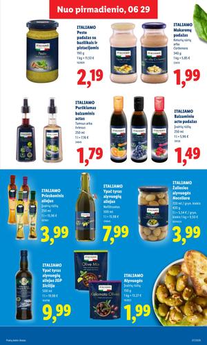LIDL maisto akcijų leidinys nuo birželio 29 d.