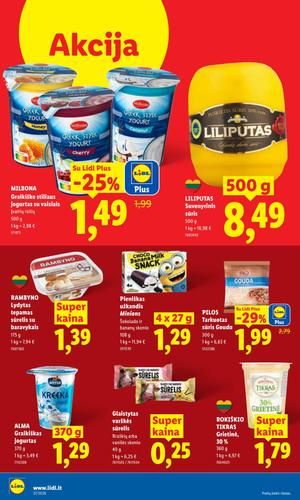 LIDL maisto akcijų leidinys nuo birželio 29 d.