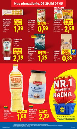 LIDL maisto akcijų leidinys nuo birželio 29 d.