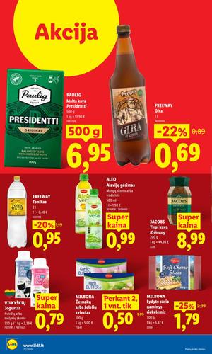 LIDL maisto akcijų leidinys nuo birželio 29 d.
