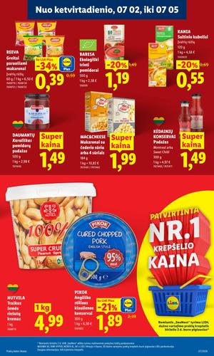 LIDL maisto akcijų leidinys nuo birželio 29 d.