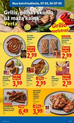 LIDL maisto akcijų leidinys nuo birželio 29 d.
