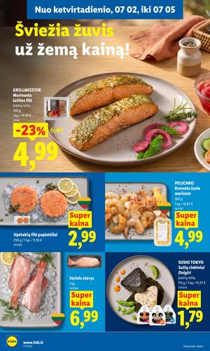 LIDL maisto akcijų leidinys nuo birželio 29 d.