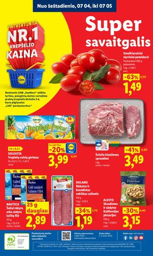 LIDL maisto akcijų leidinys nuo birželio 29 d.