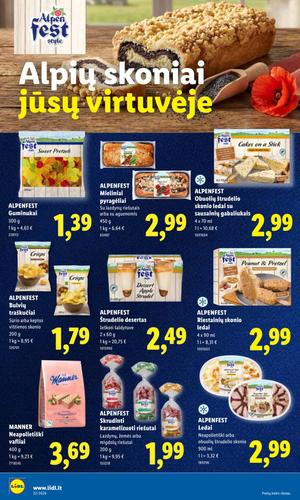 LIDL maisto akcijų leidinys nuo gegužės 25 d.