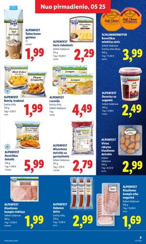 LIDL maisto akcijų leidinys nuo gegužės 25 d.