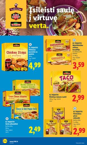 LIDL maisto akcijų leidinys nuo gegužės 25 d.