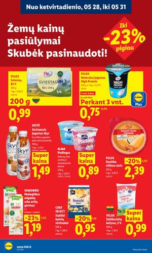 LIDL maisto akcijų leidinys nuo gegužės 25 d.