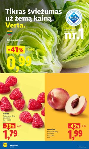 LIDL maisto akcijų leidinys nuo gegužės 25 d.