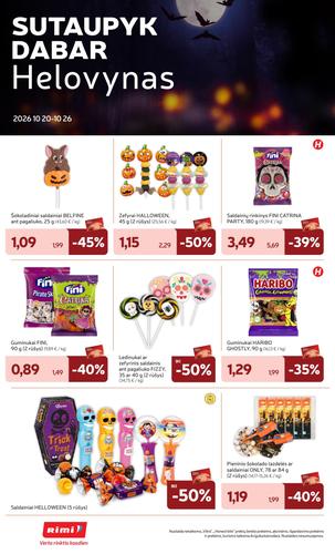 RIMI akcijų leidinys Nr. 43 nuo spalio 20 d.