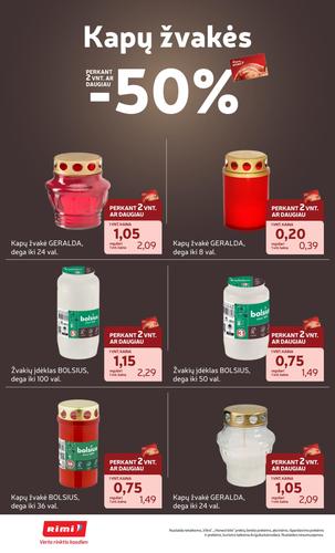RIMI akcijų leidinys Nr. 43 nuo spalio 20 d.