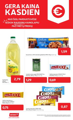 RIMI akcijų leidinys Nr. 43 nuo spalio 20 d.