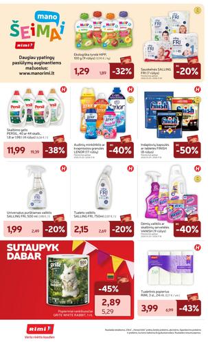 RIMI akcijų leidinys Nr. 43 nuo spalio 20 d.