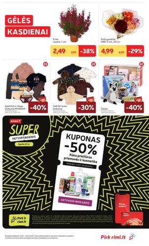 RIMI akcijų leidinys Nr. 43 nuo spalio 20 d.