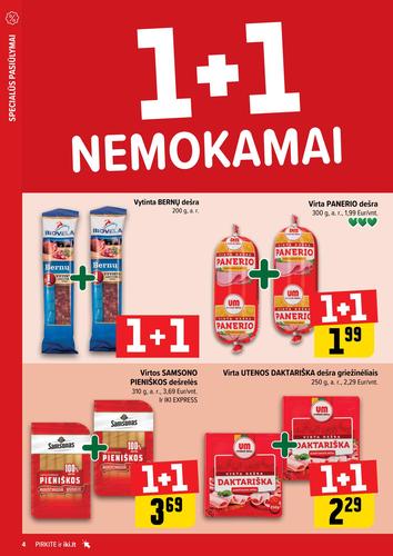 IKI akcijų leidinys "Daugiau yra pigiau Nr. 16" nuo balandžio 13 d.