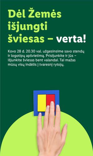 LIDL maisto akcijų leidinys nuo kovo 23 d.