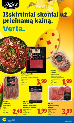LIDL maisto akcijų leidinys nuo kovo 23 d.