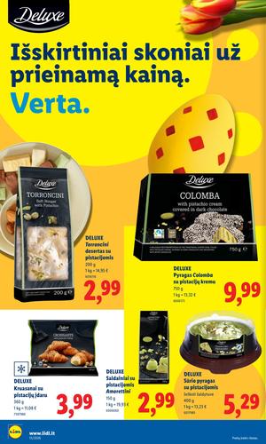 LIDL maisto akcijų leidinys nuo kovo 23 d.