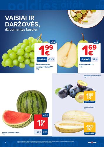 MAXIMA akcijų leidinys Nr. 36 nuo rugsėjo 1 d.