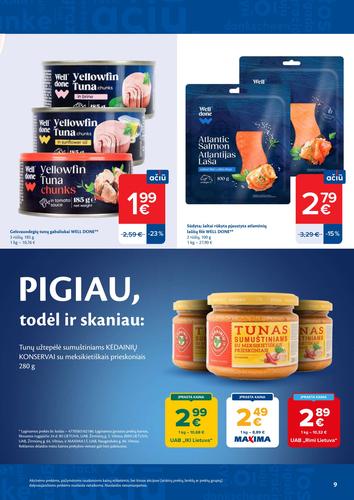 MAXIMA akcijų leidinys Nr. 36 nuo rugsėjo 1 d.