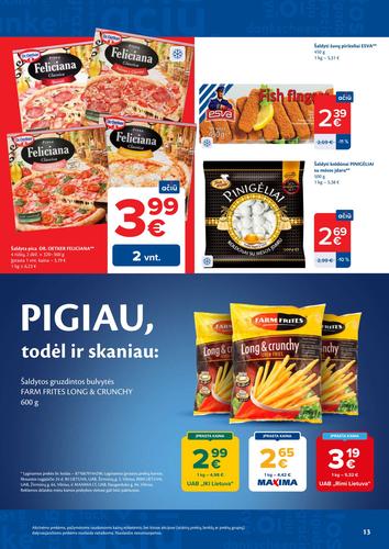 MAXIMA akcijų leidinys Nr. 36 nuo rugsėjo 1 d.