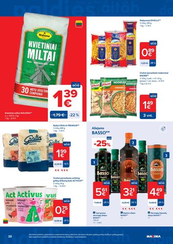 MAXIMA akcijų leidinys Nr. 36 nuo rugsėjo 1 d.
