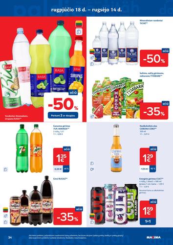 MAXIMA akcijų leidinys Nr. 36 nuo rugsėjo 1 d.