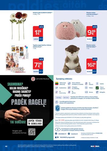 MAXIMA akcijų leidinys Nr. 36 nuo rugsėjo 1 d.