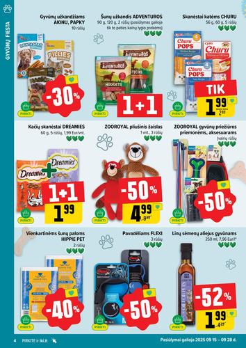 IKI akcijų leidinys "IKI Kaininis leidinys Nr. 39" nuo rugsėjo 22 d.