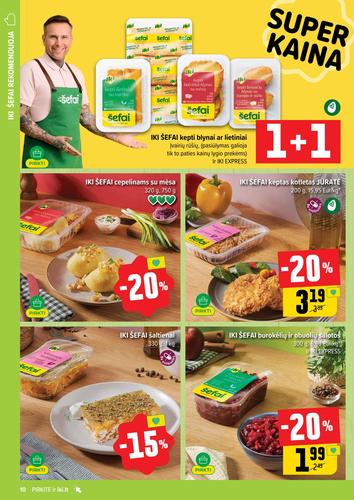 IKI akcijų leidinys "IKI Kaininis leidinys Nr. 39" nuo rugsėjo 22 d.
