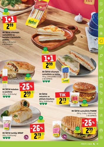 IKI akcijų leidinys "IKI Kaininis leidinys Nr. 39" nuo rugsėjo 22 d.