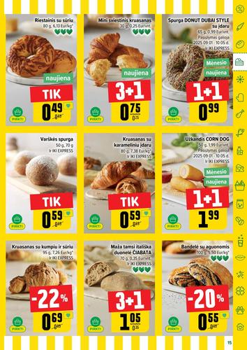 IKI akcijų leidinys "IKI Kaininis leidinys Nr. 39" nuo rugsėjo 22 d.
