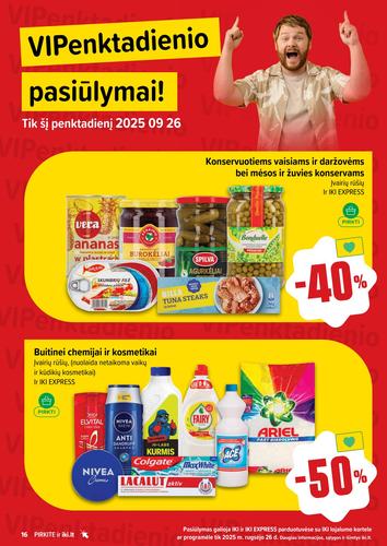 IKI akcijų leidinys "IKI Kaininis leidinys Nr. 39" nuo rugsėjo 22 d.