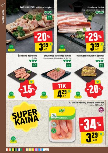 IKI akcijų leidinys "IKI Kaininis leidinys Nr. 39" nuo rugsėjo 22 d.