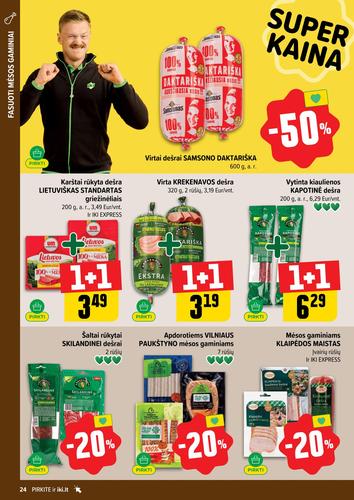IKI akcijų leidinys "IKI Kaininis leidinys Nr. 39" nuo rugsėjo 22 d.
