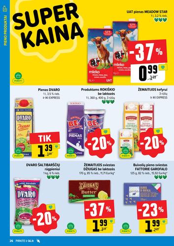 IKI akcijų leidinys "IKI Kaininis leidinys Nr. 39" nuo rugsėjo 22 d.