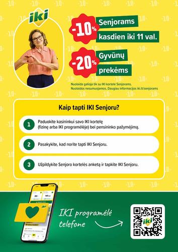 IKI akcijų leidinys "IKI Kaininis leidinys Nr. 39" nuo rugsėjo 22 d.
