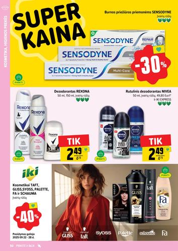 IKI akcijų leidinys "IKI Kaininis leidinys Nr. 39" nuo rugsėjo 22 d.