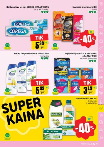 IKI akcijų leidinys "IKI Kaininis leidinys Nr. 39" nuo rugsėjo 22 d.