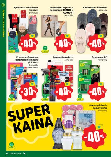 IKI akcijų leidinys "IKI Kaininis leidinys Nr. 39" nuo rugsėjo 22 d.