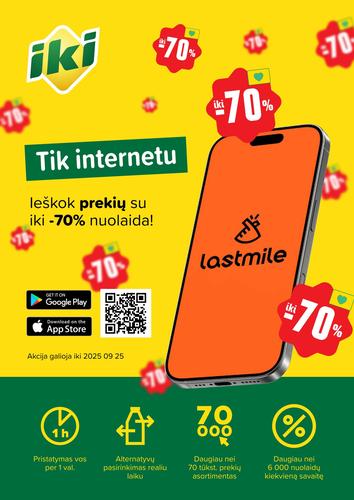 IKI akcijų leidinys "IKI Kaininis leidinys Nr. 39" nuo rugsėjo 22 d.
