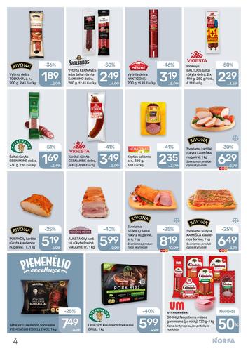 NORFA akcijų leidinys Nr. 1 nuo sausio 8 d.