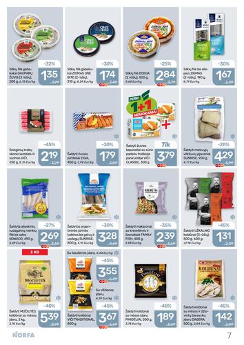 NORFA akcijų leidinys Nr. 1 nuo sausio 8 d.