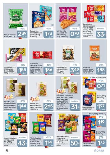 NORFA akcijų leidinys Nr. 1 nuo sausio 8 d.