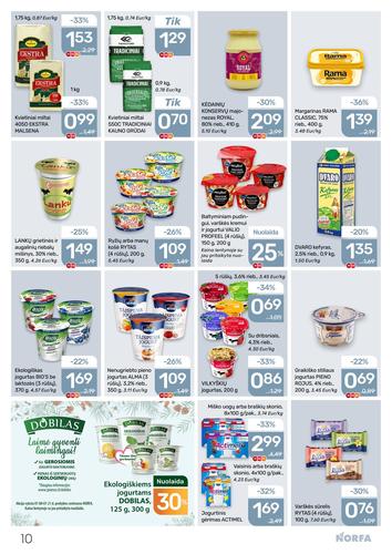 NORFA akcijų leidinys Nr. 1 nuo sausio 8 d.